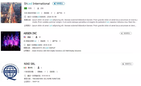 BG大游集团,商情发现,tendata,一键搜索,外贸企业,外贸通,客户开发